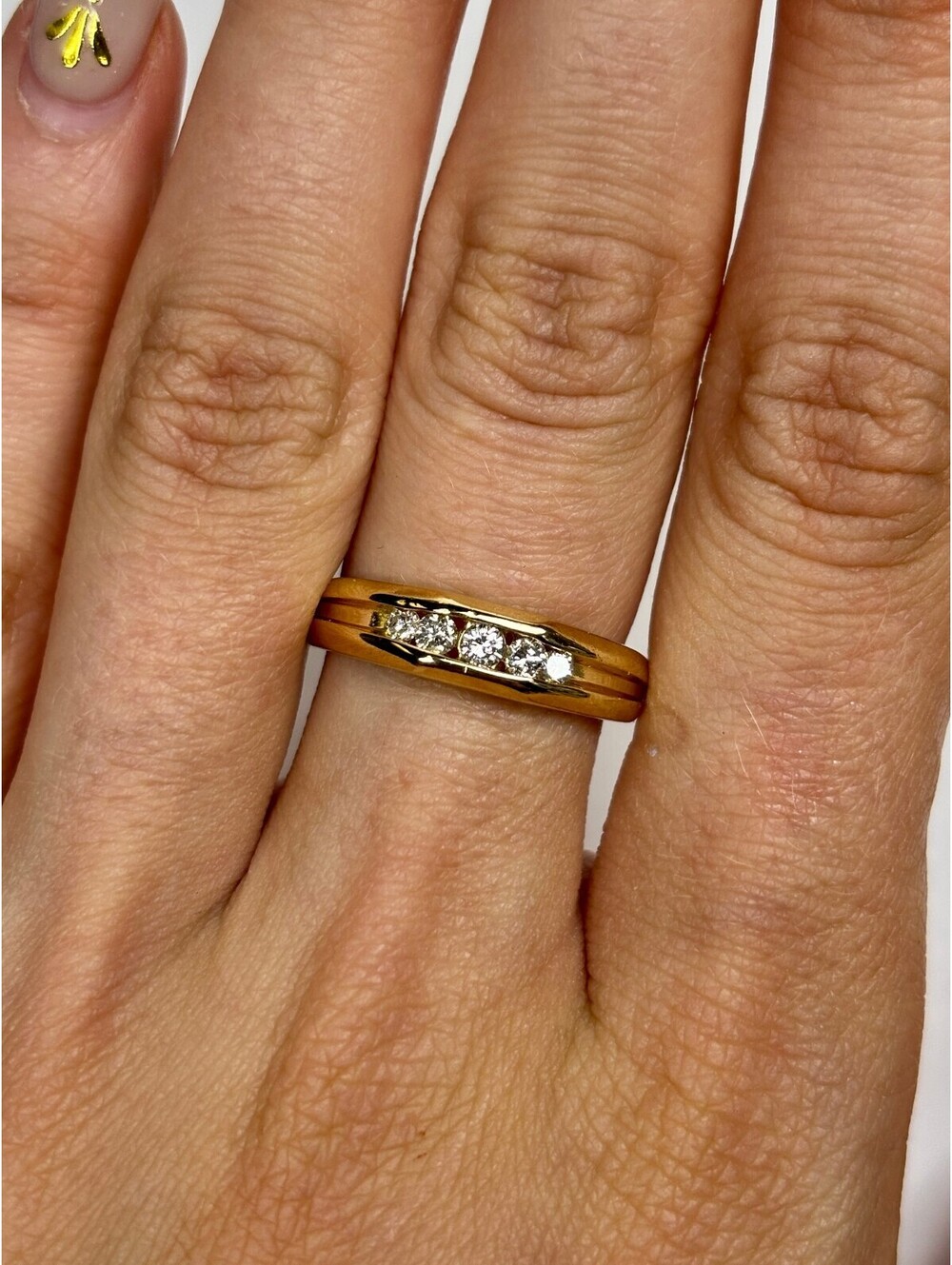14k Yellow Gold Diamond Ring